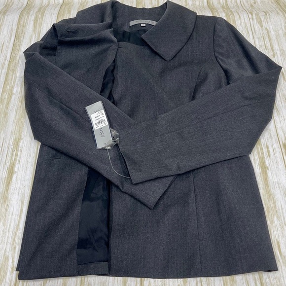 NWT Ann Taylor Dark Grey Blazer Size 10 - Picture 5 of 5